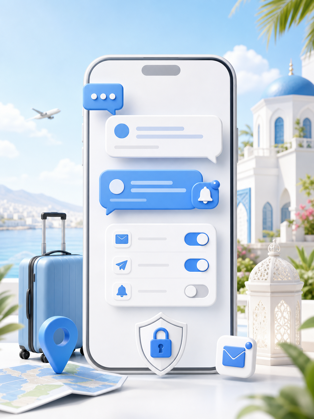 Illustration du calendrier hote Muslim Vacances